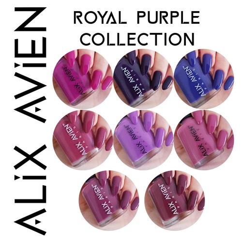 Alix avien purple nail - alix,