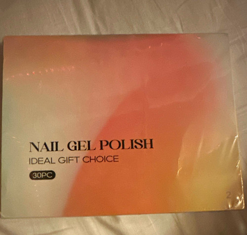 Multicolour gel nail polish - nail,