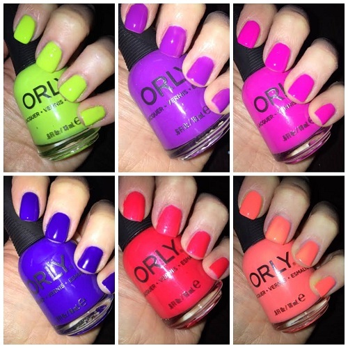 Orly neon nail polish - orly,