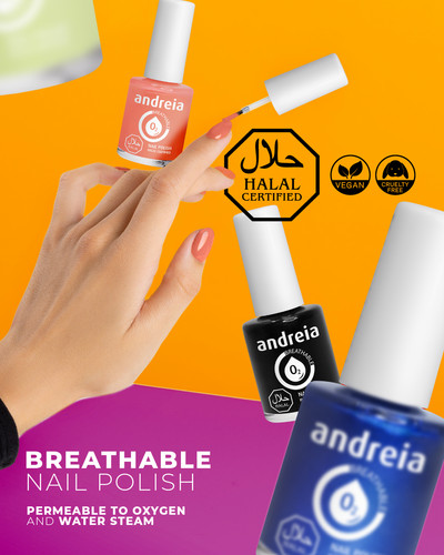 Halal nail polish - nail, breathable