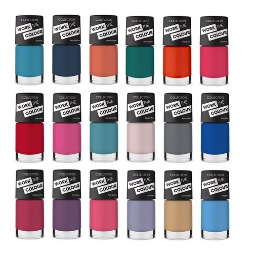 Nail varnish polish - varnish, set